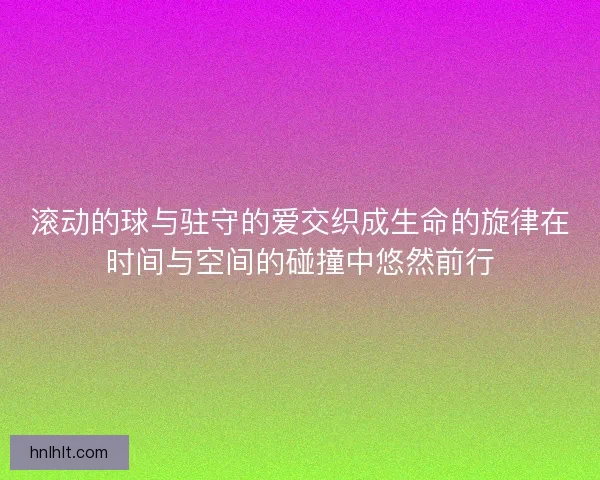 滚动的球与驻守的爱交织成生命的旋律在时间与空间的碰撞中悠然前行